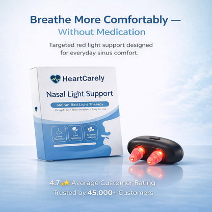 HeartCarely™ Red Light Nasal Congestion Relief