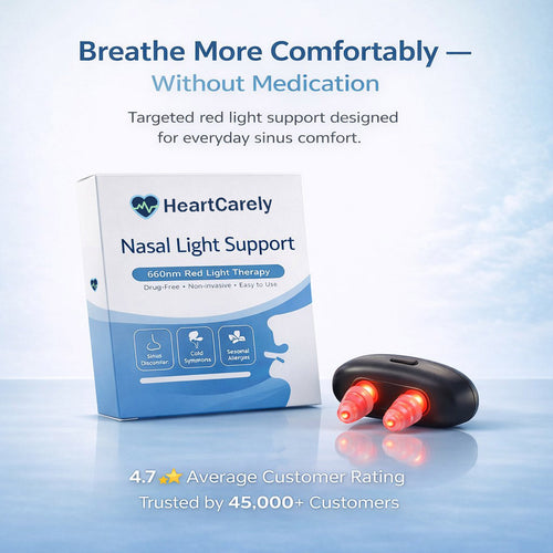 HeartCarely™ Red Light Nasal Congestion Relief