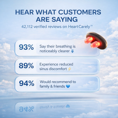 HeartCarely™ Red Light Nasal Congestion Relief