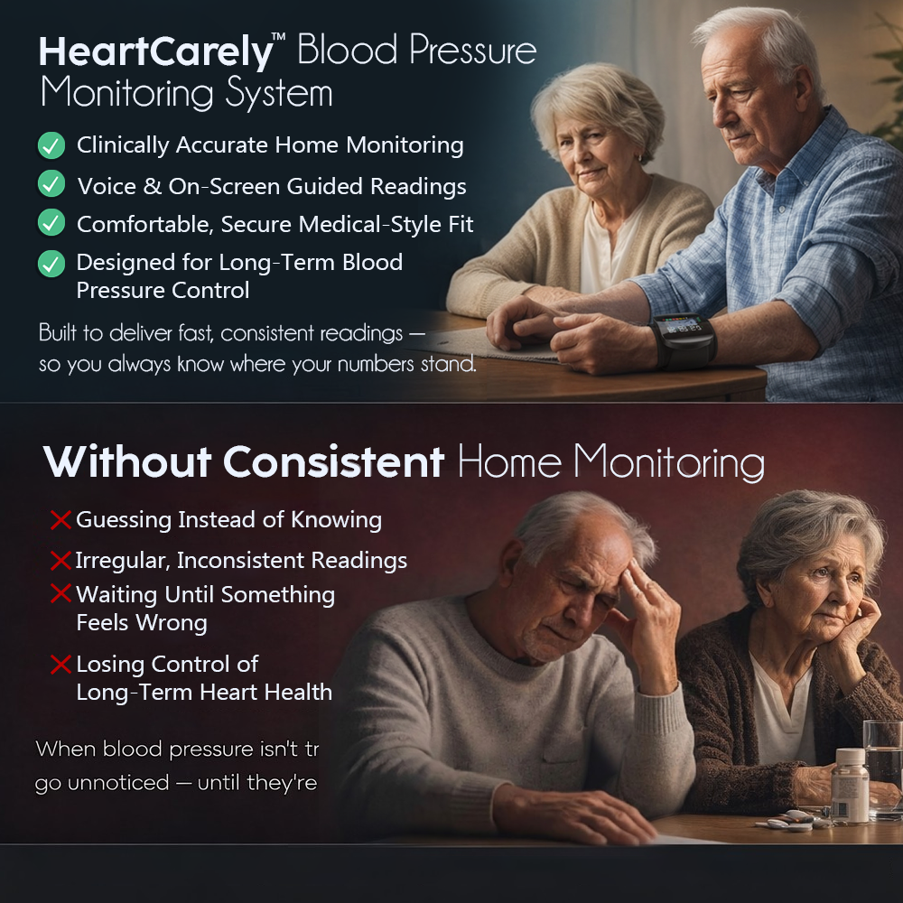 HeartCarely™ – Clinical-Grade BP Monitor