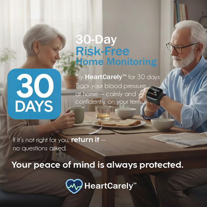 HeartCarely™ – Clinical-Grade BP Monitor