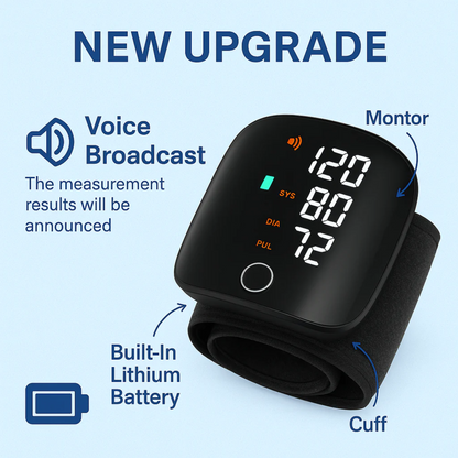 HeartCarely™ – Clinical-Grade BP Monitor