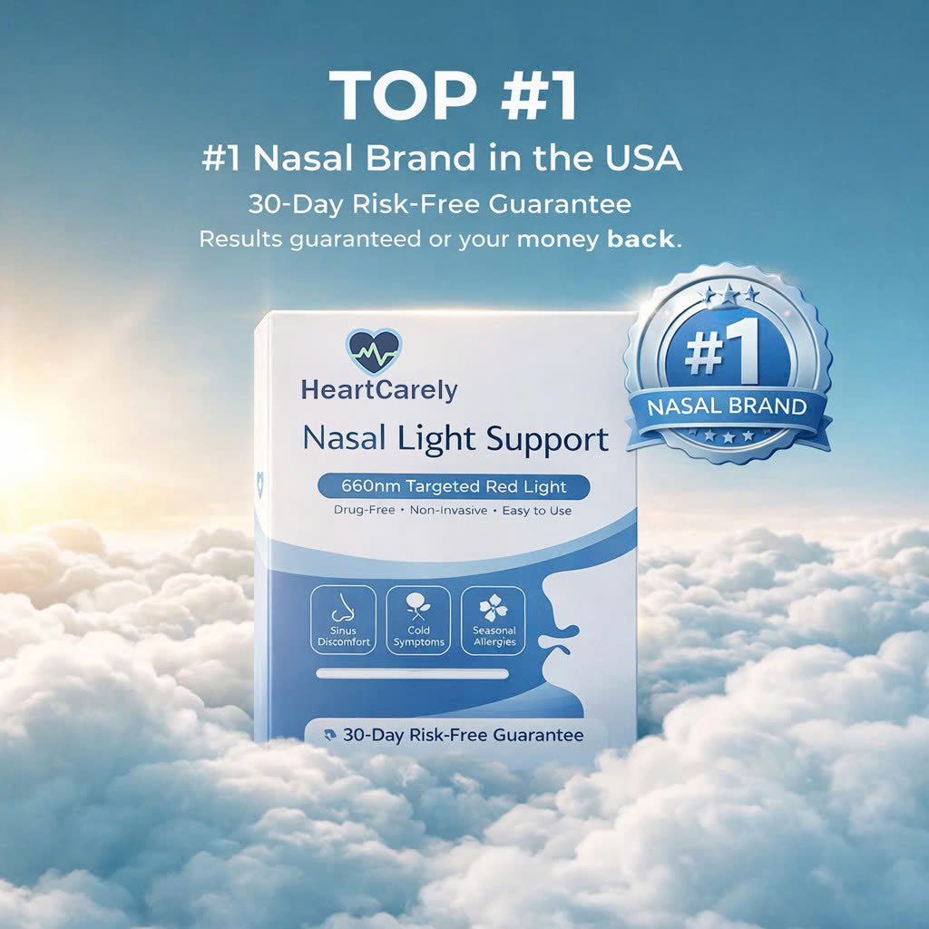 HeartCarely™ Red Light Nasal Congestion Relief